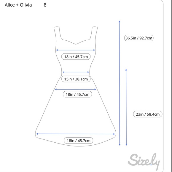 ALICE + OLIVIA light beige linen peplum dress. - Picture 6 of 6